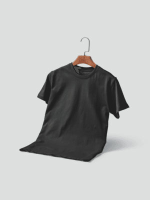 Round Neck Half Sleeve T-Shirt - Nero