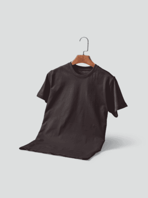 Round Neck Half Sleeve T-Shirt - Wood Bark